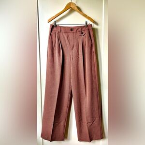 A New Day High-Waisted red plaid trousers in size 8